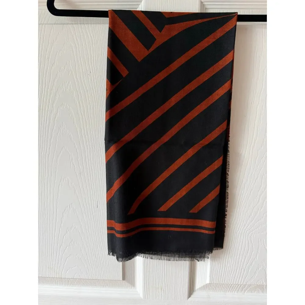SFMoMA Museum‎ Store Hiroko Kapp 100% Wool Geometric Scarf 35x35 Wearable Art